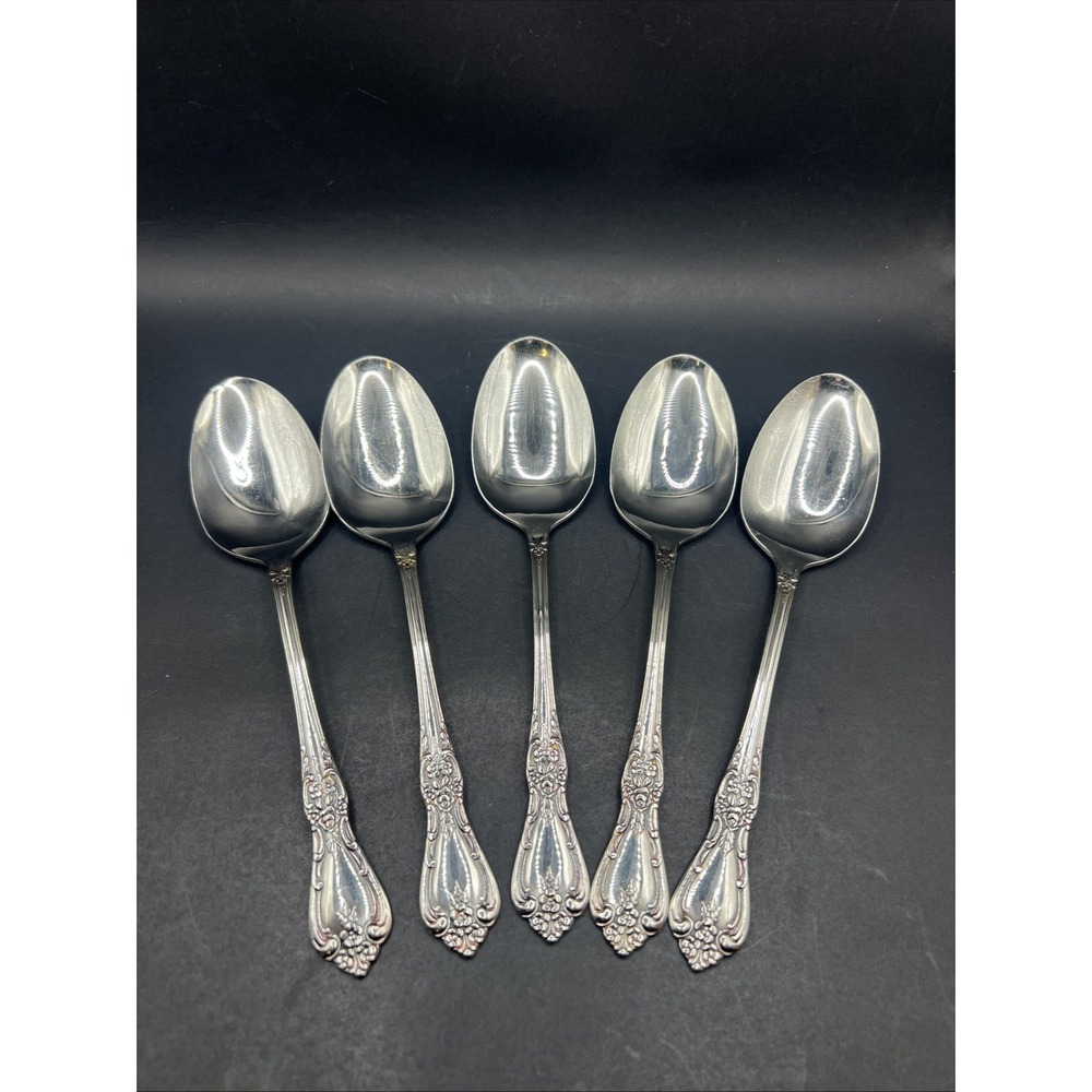 Oneida Kennett Square Distinction Deluxe Stainless Serving Tablespoons Set Of 5